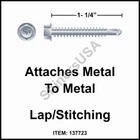 (4000) Self Drilling Zinc Siding Screw 10-16X1-1/4 Tek Hex Washer Head 137723 New. Price: $156.55.