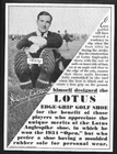 Lotus Edge Grip Show Worn By Golfer Henry Cotton 1935 Ad. Price: $9.99.