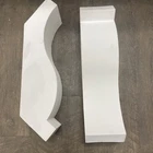 Composite Porch Column Brackets White New Primed 2 Pack Open. Price: $25.00.