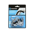 Crawford 14215 Silver Hook 1/4 In. Pegboard 6 X 4-1/2 New. Price: $7.46.