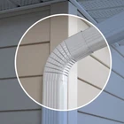 Amerimax 27265 White Aluminum Gutter Elbow 3 In. (pack Of 15) New. Price: $46.00.