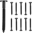80-PACK 3 Inch Vinyl Shutter Fasteners, Black Window Pegs, Lok Pin New. Price: $26.54.