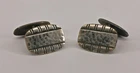 9125566 Or Silver-plated Cufflinks Old Art Deco Hammer Blow Pre-owned. Price: $85.09.