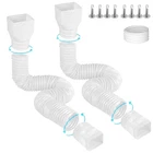 Gutterlix Flexible Downspout Extensions, Connectable 2 Pack White New. Price: $35.35.