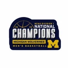 Michigan Wolverines 2026 Men's Basketball National Champions Shape Cut Pennant New. Price: $23.47.