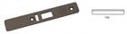 Crl 450220DU Dark Bronze Flat Faceplate For AR4513 Series Deadlatch Locks New. Price: $25.92.