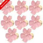Geesatis Cabinet Knobs, Flower Drawer 1.7"L X 1.1"W, PINK--8PCS New. Price: $34.99.