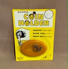 Vintage New Nos Quikoin Coin Holder Yellow Gold Keychain Squeeze Change Purse. Price: $29.99.