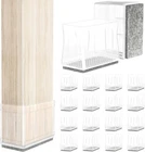 Chwm Silicone Rectangle Chair Leg Hardwood/tile Floor Protectors 1" X 2" 16 Pcs New. Price: $9.15.