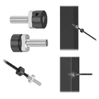 50 Pack Black Cable Railing Terminal Anchors For Metal Posts, T316 Stainless Ste New. Price: $116.99.