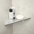Bernkot Corner Shower Shelf, 304 Stainless Steel 10"- Pack, Brushed New. Price: $32.69.