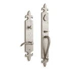 Fleur De Lys Entrance Door Set-lever Handle-no Backset -right -satin Nickel New. Price: $78.00.