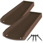 Naacoo Downspout Splash Block, 24" Rain Gutter Pack, Brown New. Price: $31.70.