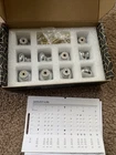 Lot Of 19 Nib Qogrisun Solid Silver Brass Button Knobs/drawer/cabinet Pulls Open. Price: $19.00.