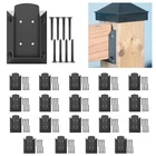 Kastforce Deck Railing Connectors With 160 Rust-free Pcs, Black New. Price: $29.76.