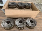 3000 Pc B & Eagle 2 3/8" X.099 Wire Coil Framing Nails Smooth Shank 15 Degree New. Price: $39.00.