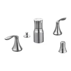 Moen T5220 Eva 2-HANDLE Bidet Faucet, Valve Required, Chrome New. Price: $380.02.