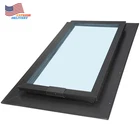 14-1/2 In. 30-1/2 Fixed Self-flashing Skylight With Tempered LOW-E3 Glass New. Price: $435.04.