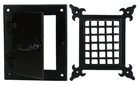 A29 Hardware Cast Iron Speakeasy Door Grill/grille W/ Viewing Medium, Black New. Price: $48.54.
