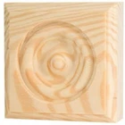 Waddell Manufacturing RTB-35M 3.75" X 1" Rosette Trim Pine Block Molding New. Price: $20.79.