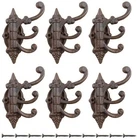 Midwest Craft House Cast Iron Swivel Coat Hooks Pack Of 6, Brown New. Price: $52.88.