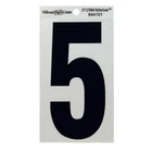 Hillman 5-IN. Black & Silver Reflective Adhesive House Number New. Price: $7.95.
