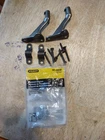 Stanley Hand Rail Brackets Antique Brass Finish 81-9058 For Wood New. Price: $8.00.