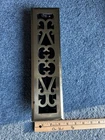 Decor Grates Floor Register 3.75 13.5, Textured Black, Cast Iron ST212 Used. Price: $29.99.