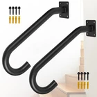 2PCS Wall Mount Railing For 1-2 Stairs, Outdoor Steps,... New. Price: $51.27.