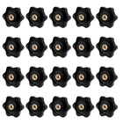 Mozeat Lens Pack 1/4-20 6 Star Knobs Inch Knob, Black New. Price: $11.94.