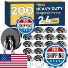 Vskiz 200LBS Magnetic Carabiner HOOKS24 Pack Black Strong Heavy New. Price: $104.98.