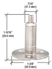 Crl Y03CR Drill-thru Shelf Support With Tensioner For 3/8" Cable System New. Price: $31.96.