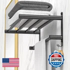 Caximsy Black Adjustable Towel Bar Bathroom Wall Mount 17-30.7IN Stainless Steel New. Price: $69.57.