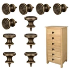 Qulkws 10PCS Mini Drawer Knobs, Small Round Pulls Handles, Bronze New. Price: $11.19.