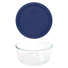 Pyrex 7203 Glass Mixing Bowl With 7402-PC Blue Plastic Lid, 7-CUP, New. Price: $31.99.