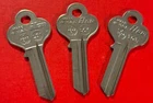 LO1 (X1014L) Ilco Key Blank *set Of 3* Used. Price: $6.00.