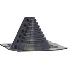 (1)-OATEY Black Epdm Rubber 1/2" To 4" Pipe Retrofit Adj Flashing Boot 14049 New. Price: $65.99.