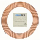 Bella Bays Copper Tubing 3/8" Od X 0.320" Id 25 Ft, 99.9% C12200 Astm B280 New. Price: $106.99.