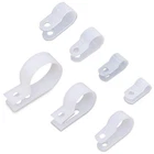 Rustark 250PCS 7 Sizes White Nylon R-type Cable Clamp Organizer New. Price: $17.99.