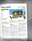 Mary Maxim Green House Plastic Canvas Kit #19703 2 Story With Porch New. Price: $40.00.