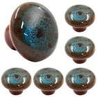 Jiozermi 6 Pack 1.29" Ceramic Vintage Round Cabinet Knobs - Decorative Glazed... New. Price: $14.56.