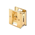Prime-line Polished Brass Gold Solid Pocket Door Privacy Lock 6771 New. Price: $21.99.