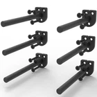 Neevolve Inch Heavy Duty Floating Shelf Brackets 6 Pack, 1/4" Thick Solid S... New. Price: $40.97.