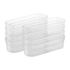 Sterilite Narrow Storage Trays For Desktop & Drawer Organizing, Clear (24 Pack) New. Price: $35.99.