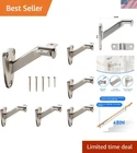 Durable Handrail Brackets Satin Nickel 6-PACK For Reliable Stair Support New. Price: $36.99.