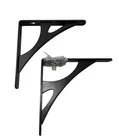 Knape & Vogt 5018391 In. Manhattan Black Steel Bracket - 500LB (pair) New. Price: $22.22.