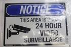 Hillman Under Surveillance Sign Vinyl 10-IN X 14-IN 842051 New. Price: $5.57.