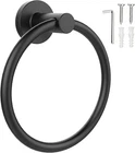 Setsail Towel Holder For Bathroom Wall Matte Black Ring Stainless Steel Ha New. Price: $17.99.