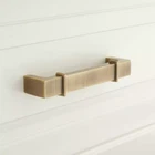 Signature Hardware - Marta Solid Brass Cabinet Pull 4" Antique. Price: $10.00.