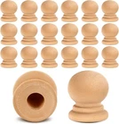 Pinkunn 50 Pcs Wood Finials 3/4 Inch Tall With 1/4 Hole Unfinished New. Price: $18.34.